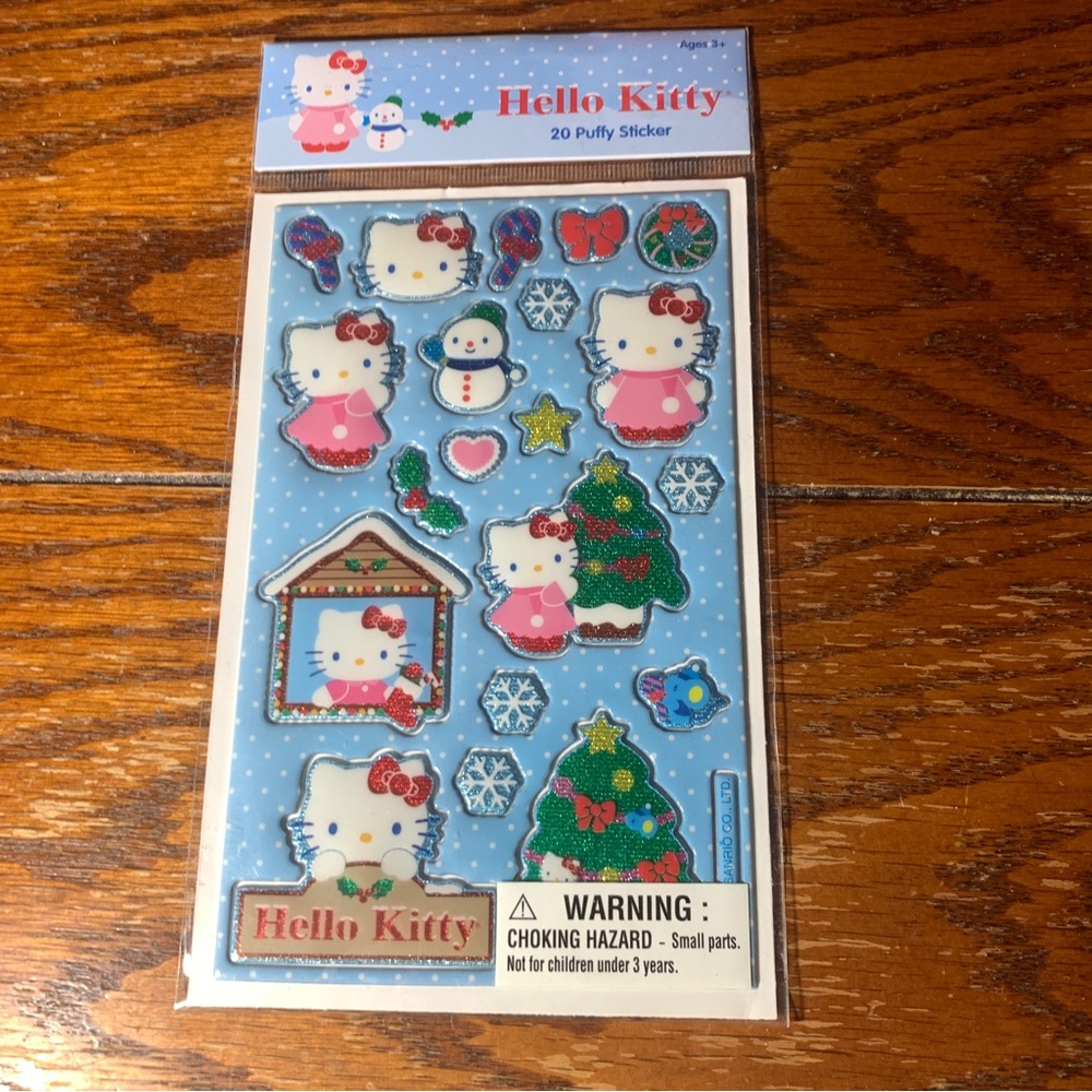 Hello Kitty Puffed Sticker sheet